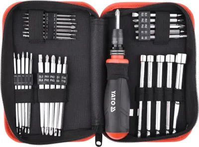 Obrázok produktu pre Sada skrutkovačov s bitmi 28 ks YT-27940