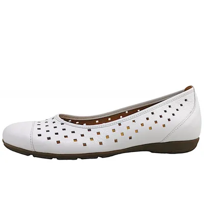 Immagine prodotto di Scarpe da donna Gabor, mocassini, ballerine, colore bianco, casual