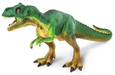 Produktbild von dinosaurier T- Rex junior 18 cm Gummi grün/gelb