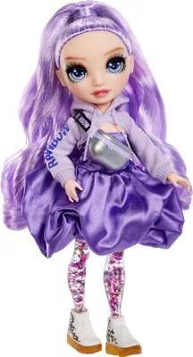 Produktbild von Rainbow High Sparkle & Shine Fashion Dolls- Viola (Purple), Modepuppe, Weiblich, 4 Jahr(e), Junge/Mädchen, 280 mm, Mehrfarbig