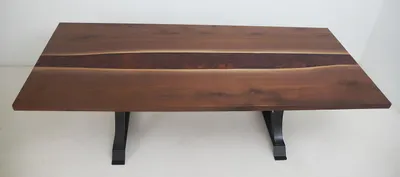 Zdjęcie produktu dla stół z żywicy epoksydowej z prawdziwego drewna meble z litego drewna wodospad stół epoksydowy 240x100cm