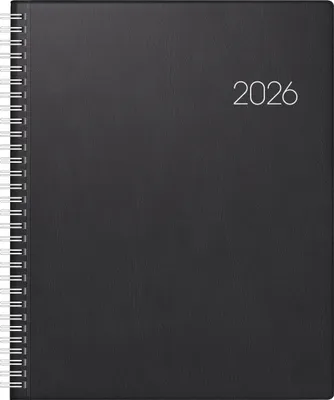 Produktbild von 2026 Brunnen Buchkalender Manager Wt 7 210×260 mm sw 4061947143690