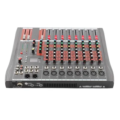 Obrázek produktu pro Audio mixér, 8kanálový vstup, připojení Bluetooth a USB, černý