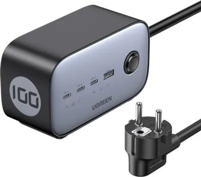 Produktbild von UGREEN DigiNest Cube Power Strip (3 AC outlets + 65W 2A2C)