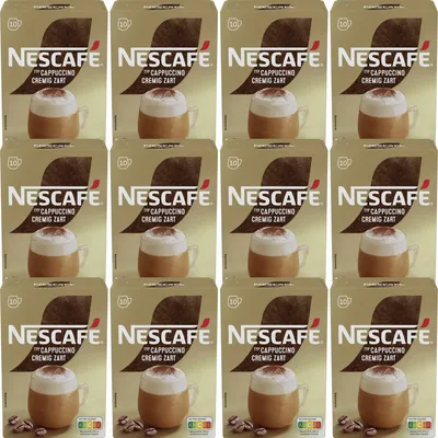 Produktbild von Nescafe Gold Typ Cappuccino Cremig Zart Getränkepulver 12x140g (120x14g Sticks)