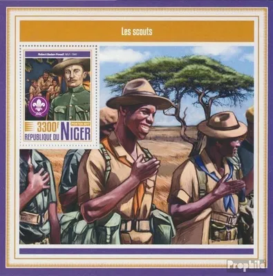 Produktbild von Briefmarken Niger 2017 Mi Block 762 (kompl. Ausg.) postfrisch Pfadfinder