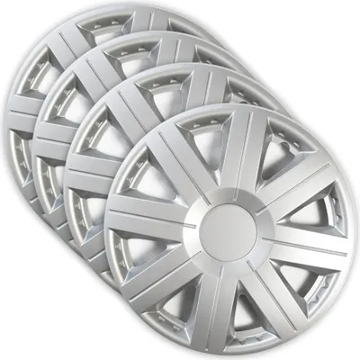 Produktbild von 4x Radkappen Radblenden Radzierblenden 15 Zoll Cosmos Silber Set Universal
