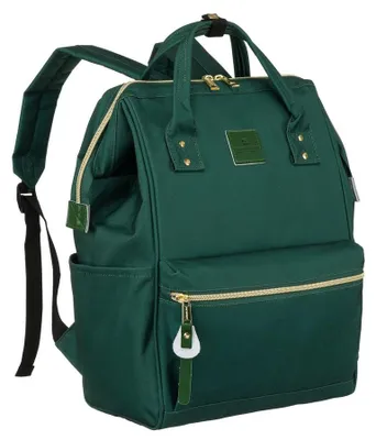 Obrázek produktu pro Peterson dámský batoh z polyesteru tmavě zelený 39x27x17 cm