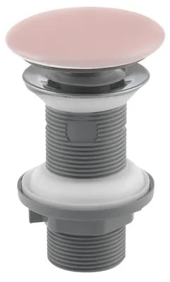 Produktbild von Ablaufgarnitur 5/4“ klick-klack, Keramik Deckel, H.20-70mm, Rosa matt