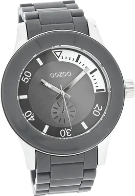 Productafbeelding van Oozoo damesarmband horloge, grijs, analoog, mat, met kunststof band, model D2UOC4257A