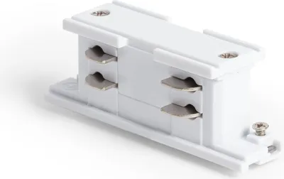Produktbild von Verbinder Typ I für 3-Phasenstromschiene Unterputz/ Einbau Aluminium  Weiß