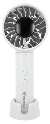 Produktbild von PowerSmart Tragbarer Handventilator, 90-Grad-Automatik-Kopfschwenk, 100 einstellbare Geschwindigkeitsstufen, Mini-Hand-/Tischventilator