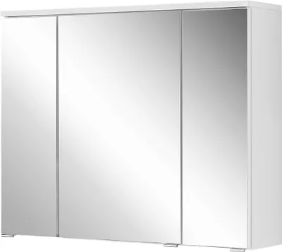 Produktbild von Held Möbel 3D-Spiegelschrank Porta 80 cm ohne Beleuchtung weiß