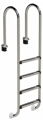 Produktbild von W'eau Poolleiter Muro 4 Stufen Edelstahl AISI 316 Silber
