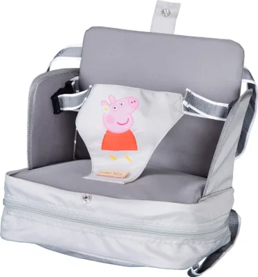 Produktbild von roba Boostersitz Peppa Pig - Aufblasbarer Sitz mit erhöhten Seitenlehnen - Mobile Sitzerhöhung für Kinder & Kleinkinder - Für zu Hause und unterwegs