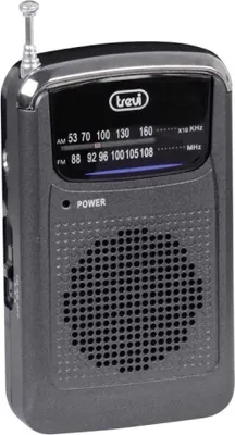 Zdjęcie produktu dla Trevi RA 710, Przenośny, Analogowy, AM, FM, Szary, Obrotowy, AAA