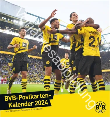 Produktbild von Sale! Kalender 2025 - BVB Borussia Dortmund Postkartenkalender