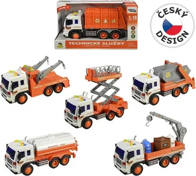 Obrázok produktu pre MADE - Auto technických služieb, na zotrvačník, 27cm, Mix Produktov