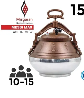 Immagine prodotto di Pentola afgana, Kazan, bollitore Misgaran Messi MAX, 15 L, bicolore, top class