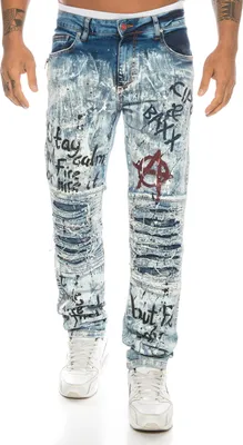 Produktbild von Cipo & Baxx Herren Jeans BJ4980 Blau, W31/L34