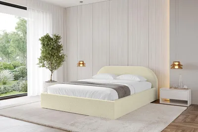 Produktbild von ALTDECOR Polsterbett mit Bettkasten - TIVON-v1 - 180x200 Beige - Bett mit Kopfteil, Boxbett ohne Matratze, Doppelbett mit Stauraum