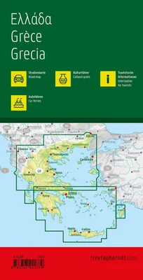 Produktbild von Griechenland, Straßenkarte 1:500.000, freytag & berndt