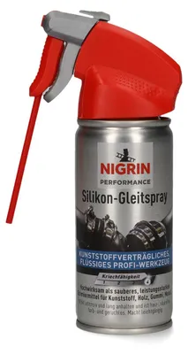 Produktbild von NIGRIN HyBrid Silikon-Gleitspray, für Kunststoff, Holz, Gummi und Metall, intens