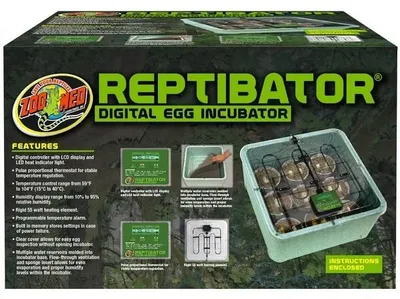Productafbeelding van Zoo Med Reptibator Egg Incubator digitale reptielen broedmachine 55W 18x18x9,5 cm
