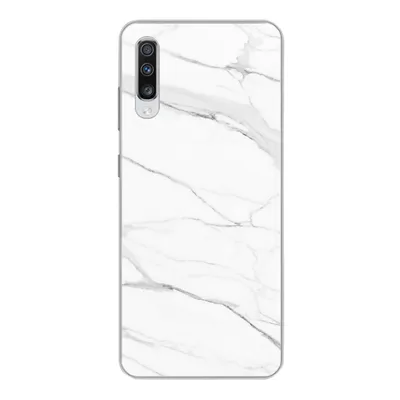 Produktbild von MuchoWow® Handyhülle Schutzhülle Hülle für Samsung Galaxy A70 Marmor - Weiß - Linie - Muster - Luxus - Marmoroptik Silikon Softcase Handy Hülle - Schutzhaube