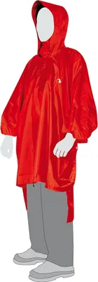 Produktbild von Tatonka Poncho 2 M-l Red One Size