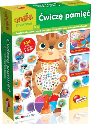 Zdjęcie produktu dla Lisciani Carotina Cwicze Pamiec 57511