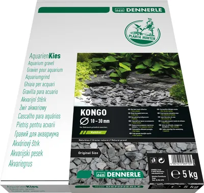 Produktbild von Dennerle 5 kg Naturkies Plantahunter Baikal 10-30 mm - Aquarienkies, Bodengrund fürs Aquarium
