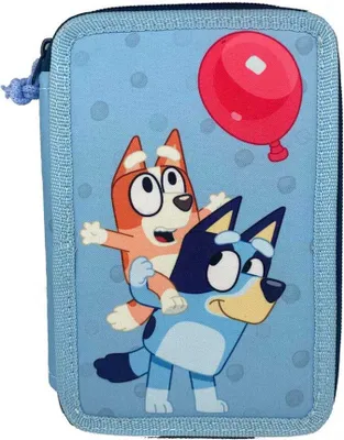 Obrázok produktu pre Puzdro na ceruzky s 2 priehradkami a príslušenstvom Bluey 48208516