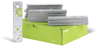 Produktbild von Alberts Flachverbinder | sendzimirverzinkt | 180 x 40 mm | 50er Set
