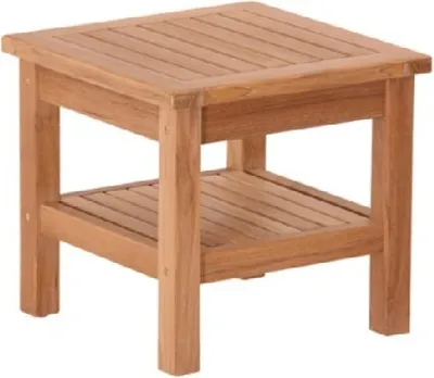 Produktbild von Teako Design Beistelltisch Monza Teak Massivholz 50x50x50 cm wetterfest