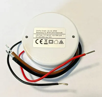 Image de LED Trafo (12Watt / 12Volt Rund)