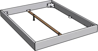 Produktbild von HASENA Mitteltraverse Midtraver Mittelstütze 210 cm, 20-30 cm Fußhöhe