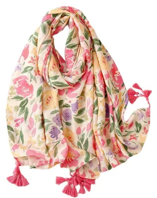 Produktbild von Oversize Deckenschal Damen mit Fransen 70.8x33.5 Inch