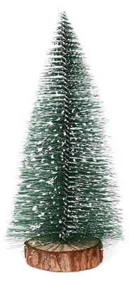 Image de Mini sapin de Noël artificiel, 40 cm, avec neige, idéal pour la décoration de table