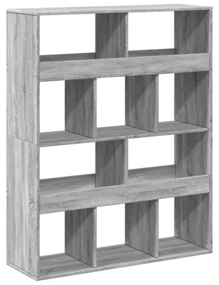 Obrázok produktu pre vidaXL Regál na knihy Grey Sonoma 100x33x125,5 cm Materiál na báze dreva
