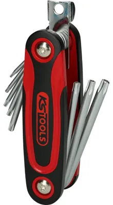 Imagen del producto de KS Tools 158.3530, Llave Torx en L, metálica, acero cromo-vanadio, 300 g, juego de 8 piezas
