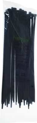 Produktbild von Haupa 262636 Kabelbinder UV-beständig 425x8 mm Nylon schwarz 50 Stück