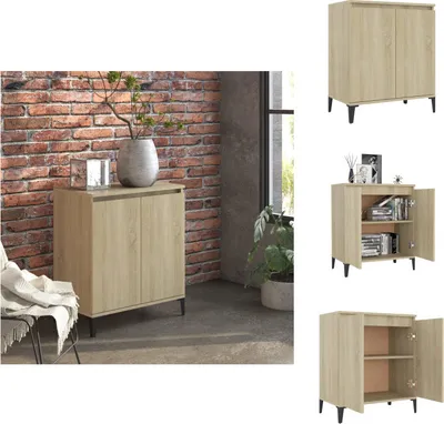 Produktbild von vidaXL Sideboard Sonoma-Eiche 60x35x70 cm Holzwerkstoff -  Sideboards