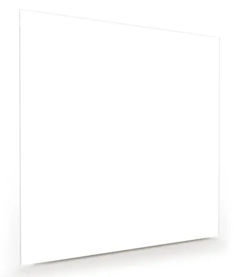 Produktbild von Glasbild Wandbild 40x40cm in XXL mit Motiv Weisser, Heller Hintergrund
