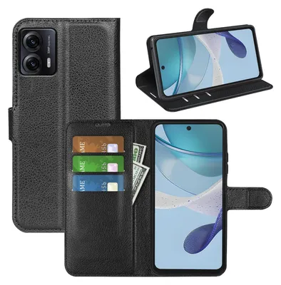 Obrázek produktu pro Pro Motorola Moto G85 5G Smart Mobile Phone Case Black Leatherette Case Cover Case Book
