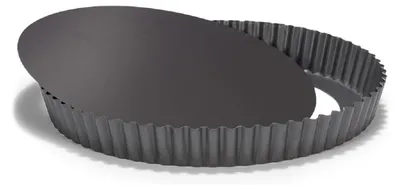 Produktbild von Patisse Profi Quicheform - Tarteform mit losem Boden - zur Zubereitung von Obstkuchen und mehr - aus Stahl - ⌀20cm - 02941
