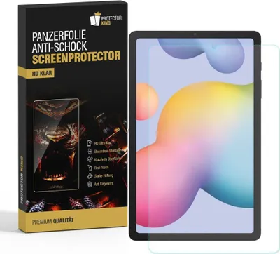 Produktbild von 2x Panzerfolie für Samsung Galaxy Tab S6 Lite ANTI-SCHOCK Displayschutzfolie HD KLAR Schutzfolie