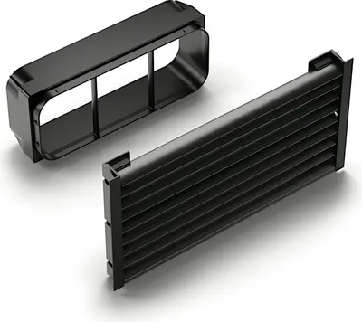 Zdjęcie produktu dla Naber COMPAIR PRIME flow® cokołowa kratka wentylacyjna flow czarna 8033015