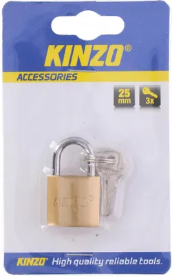 Obrázek produktu pro Visací zámek KINZO 25 mm OT, 48734