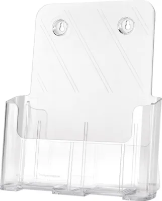 Immagine prodotto di deflecto LHPA511 portadepliant deflecto, angolare, DIN A5 verticale, trasparente
